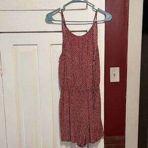 Old Navy Red and White Polka Dot shorts